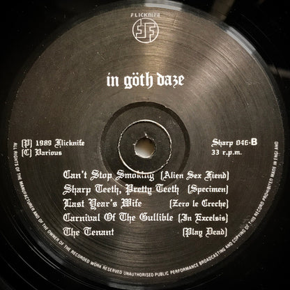 Various : In Goth Daze (LP, Comp)
