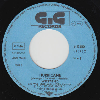 Westend : Hurricane (7", Single)