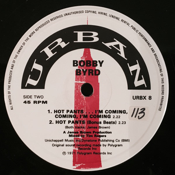 Bobby Byrd : I Know You Got Soul (12")