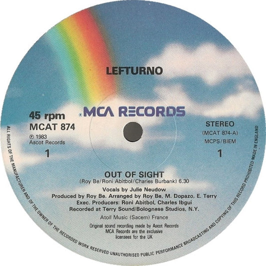 Lefturno : Out Of Sight (12")