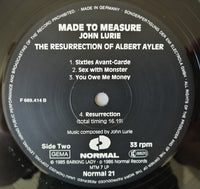 John Lurie : Stranger Than Paradise And The Resurrection Of Albert Ayler (Music From The Original Scores) (LP, Album)
