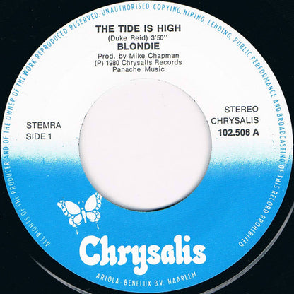 Blondie : The Tide Is High (7", Single)