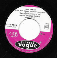 Rosy Armen Acc. Par Jean-Claude Pelletier Et Son Orchestre : Cuando Calienta El Sol (7", Single)