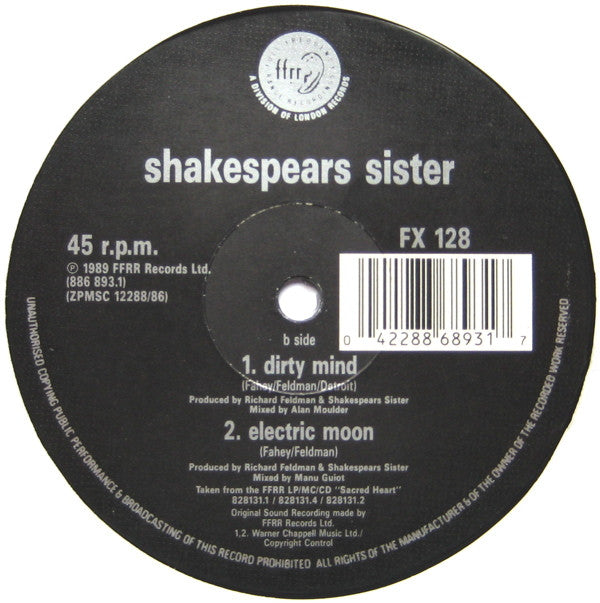 Shakespear's Sister : Dirty Mind (12")