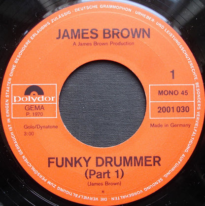 James Brown : Funky Drummer (Parts 1 & 2) (7", Single, Mono)