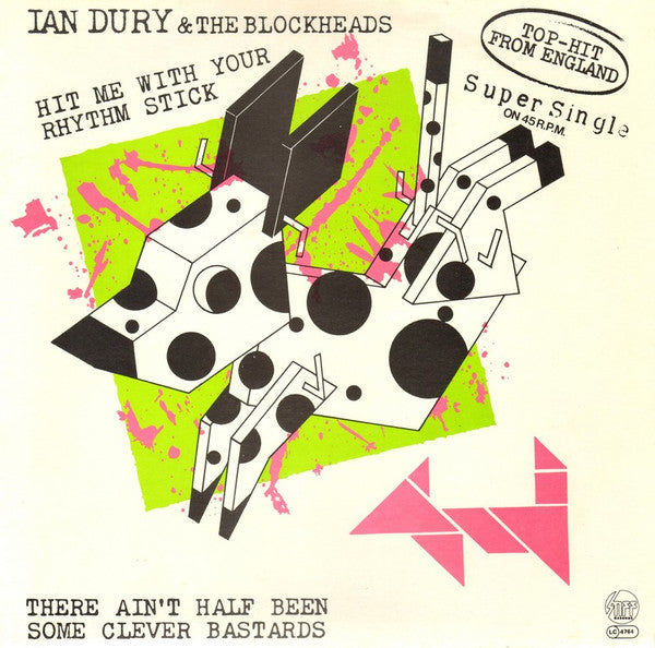 Ian Dury & The Blockheads* : Hit Me With Your Rhythm Stick / There Ain't Half Been Some Clever Bastards (12", Single)