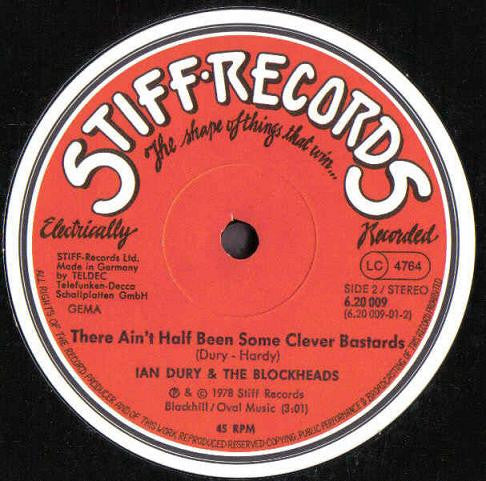 Ian Dury & The Blockheads* : Hit Me With Your Rhythm Stick / There Ain't Half Been Some Clever Bastards (12", Single)