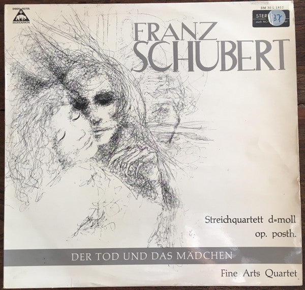 Franz Schubert - Fine Arts Quartet* : Streichquartett D-Moll Op. Posth. "Der Tod Und Das Mädchen" (LP, Album)