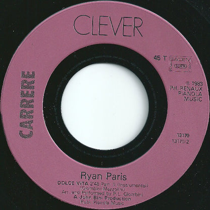Ryan Paris : Dolce Vita (7", Single, Inj)