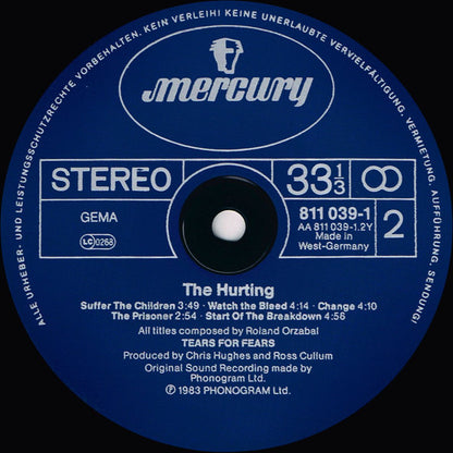 Tears For Fears : The Hurting (LP, Album)