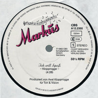 Markus (6) : Ich Will Spaß (12", Maxi)