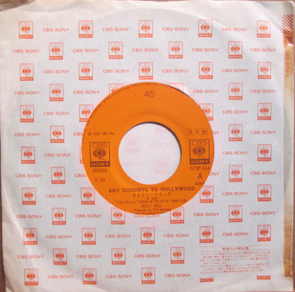 Billy Joel : Say Goodbye To Hollywood (7", Promo)