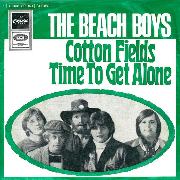 The Beach Boys : Cotton Fields / Time To Get Alone (7", Single, RE)