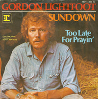 Gordon Lightfoot : Sundown (7", Single)