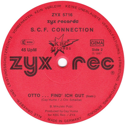 S.C.F. Connection : Otto ... Find' Ich Gut (12", Maxi)