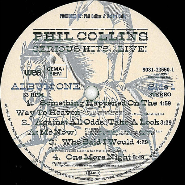 Phil Collins : Serious Hits...Live! (2xLP, Album, Gat)