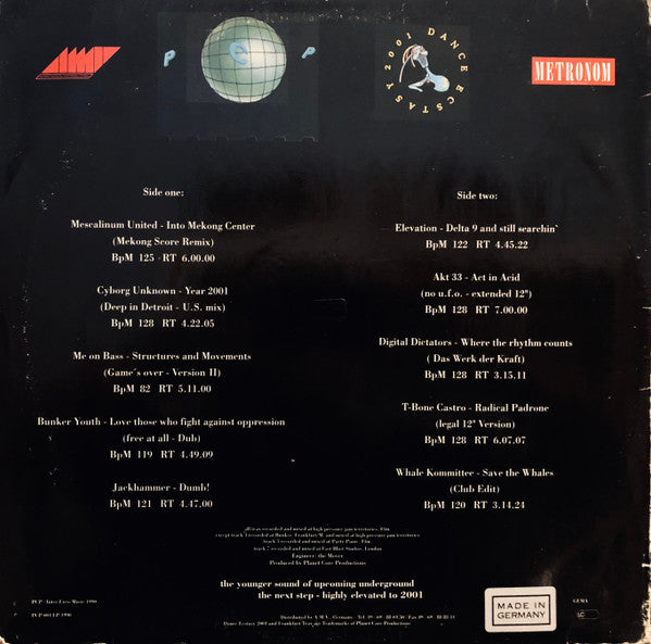 Various : Frankfurt Trax Vol. 1 - House Of Techno (LP, Comp)