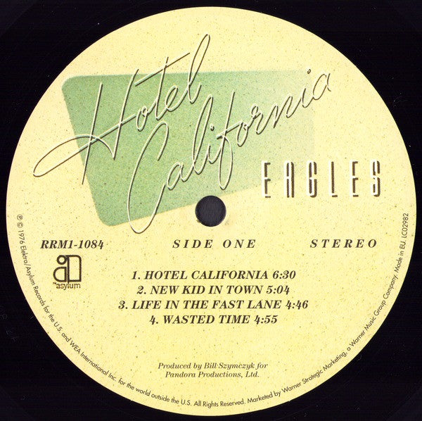 Eagles : Hotel California (LP, Album, RE, 180)