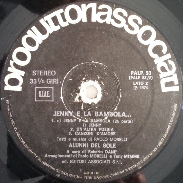 Gli Alunni Del Sole : Jenny E La Bambola... (LP, Album, Gat)