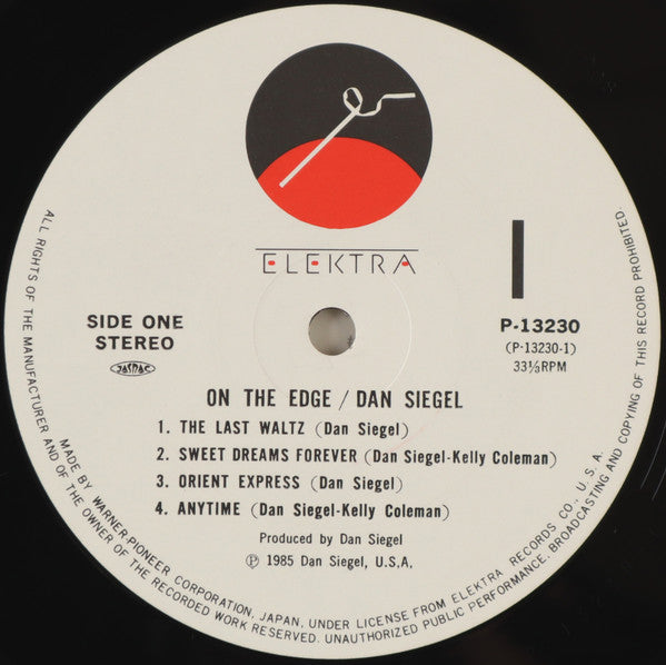 Dan Siegel : On The Edge (LP, Album)