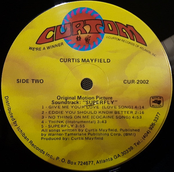 Curtis Mayfield : Super Fly (LP, Album, RE)