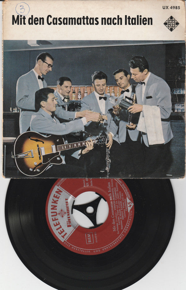 Luciano Viani Und Die Casamatta Orchestra : Mit Den Casamattas Nach Italien (7", EP)