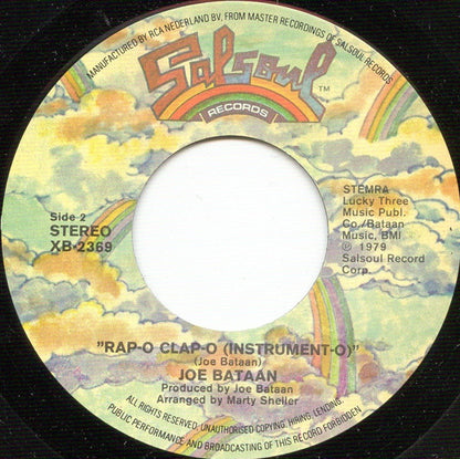 Joe Bataan : Rap-O Clap-O (7", Single)