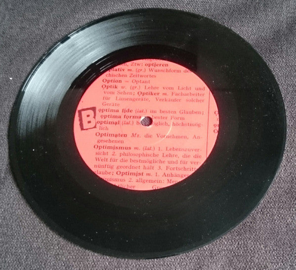 Die Optiker / Das Kollegium : Die Optiker / Das Kollegium (7")