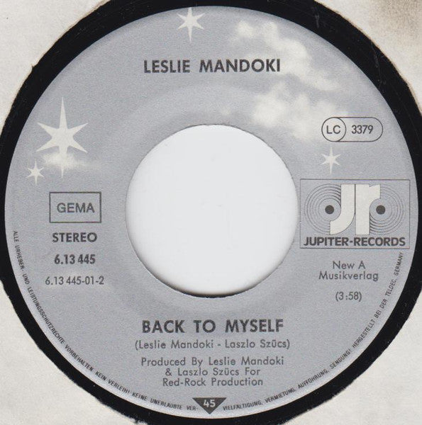 Leslie Mandoki : Living On The Highway / Back To Myself (7", Single)