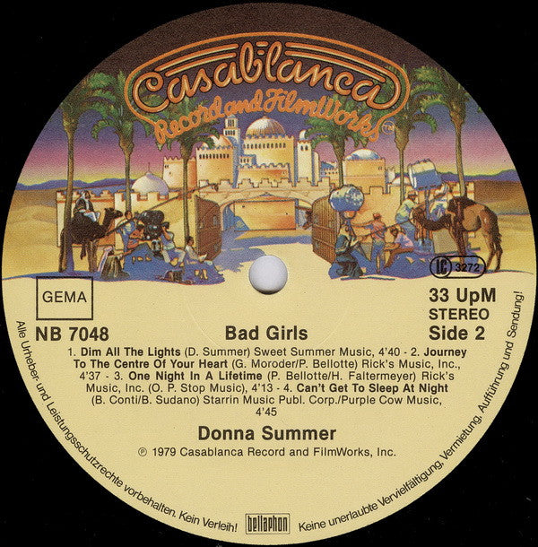 Donna Summer : Bad Girls (2xLP, Album, Gat)