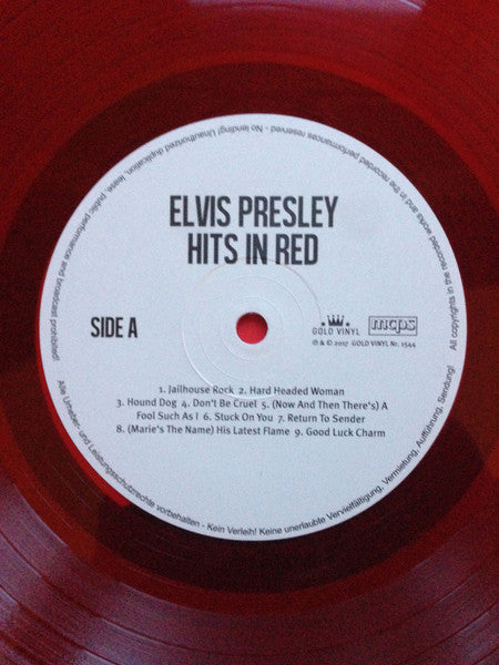 Elvis Presley : Hits In Red (LP, Comp, Ltd, Num, 180)