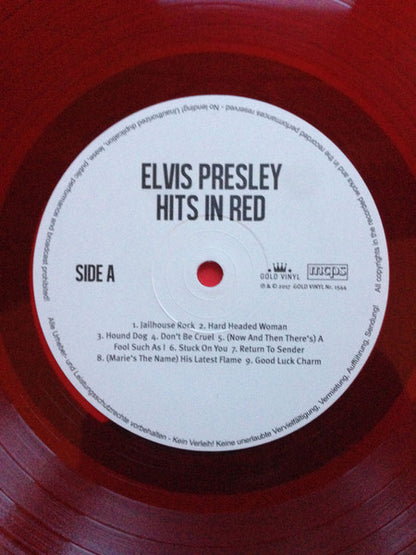 Elvis Presley : Hits In Red (LP, Comp, Ltd, Num, 180)
