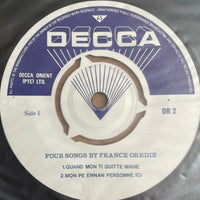 France Oredie : Songs Of The Pearls Of The Indian Ocean (7", EP)
