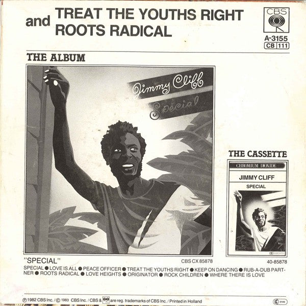 Jimmy Cliff : Treat The Youths Right (7", Single)
