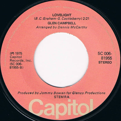 Glen Campbell : Rhinestone Cowboy (7", Single, Smo)