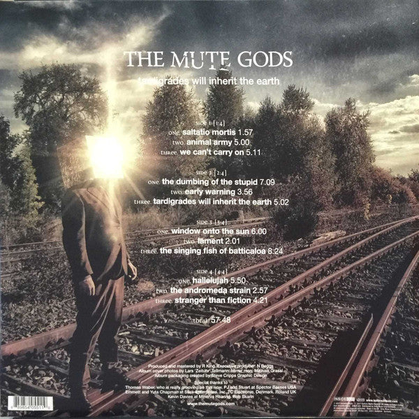 The Mute Gods : Tardigrades Will Inherit The Earth (2xLP, Album, 180 + CD, Album)