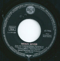 Henry Mancini And His Orchestra : Moon River / Breakfast At Tiffany's (7", Single, Mono)