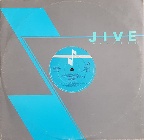 Whodini : Magic's Wand (12", Single)