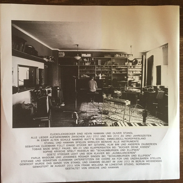 Clickclickdecker : Ich Glaub Dir Gar Nichts Und Irgendwie Doch Alles (LP, Dlx, 180 + DVD, PAL)