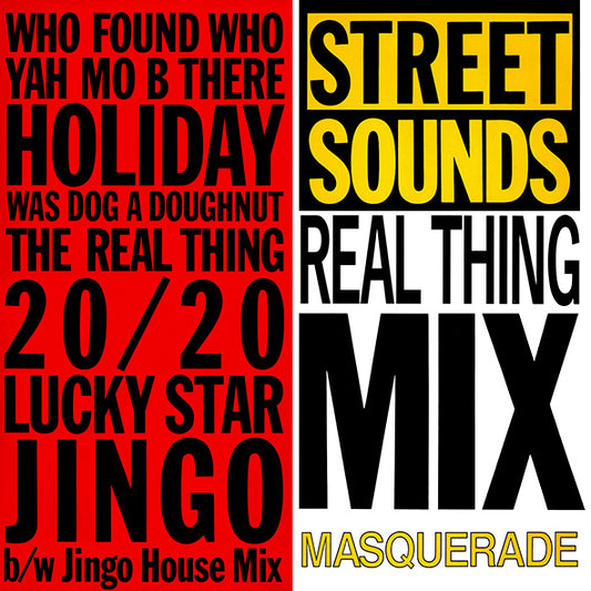 Masquerade : Streetsounds Real Thing Mix (12")