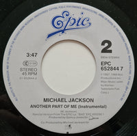 Michael Jackson : Another Part Of Me (7", Single)