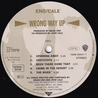 Eno* / Cale* : Wrong Way Up (LP, Album)