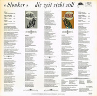 Blonker : Die Zeit Steht Still (LP, Album)