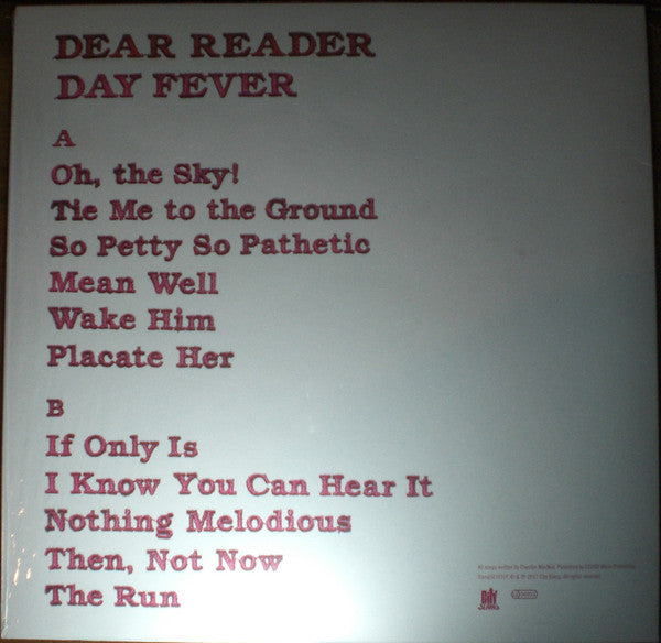Dear Reader : Day Fever (LP, Album, Ltd, Mag)