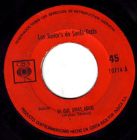 Los Junior's de Santa Tecla : Se Que Diras Adios  (7")