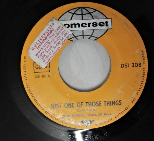 Skip Martin - The Video All-Stars : Just One Of Those Things / I Am In Love (7", Mono)