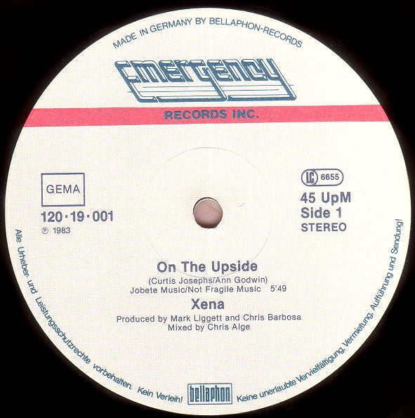 Xena : On The Upside (12", Maxi)