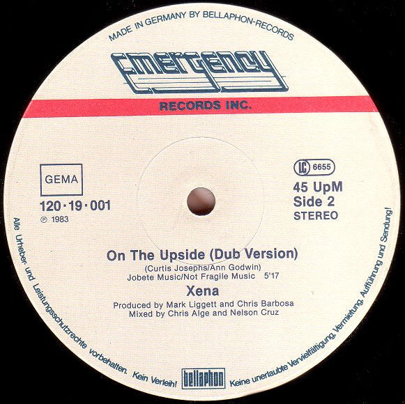 Xena : On The Upside (12", Maxi)