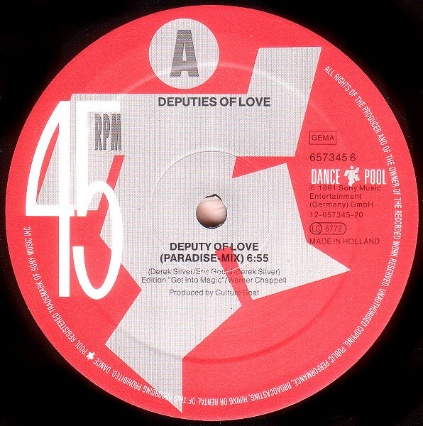 Deputies Of Love : Deputy Of Love (12")