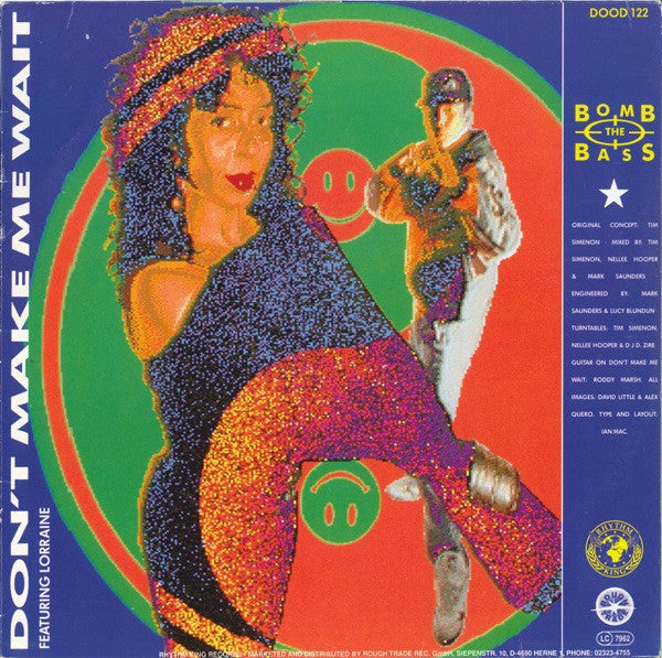 Bomb The Bass : Don't Make Me Wait / Megablast (12", Single)